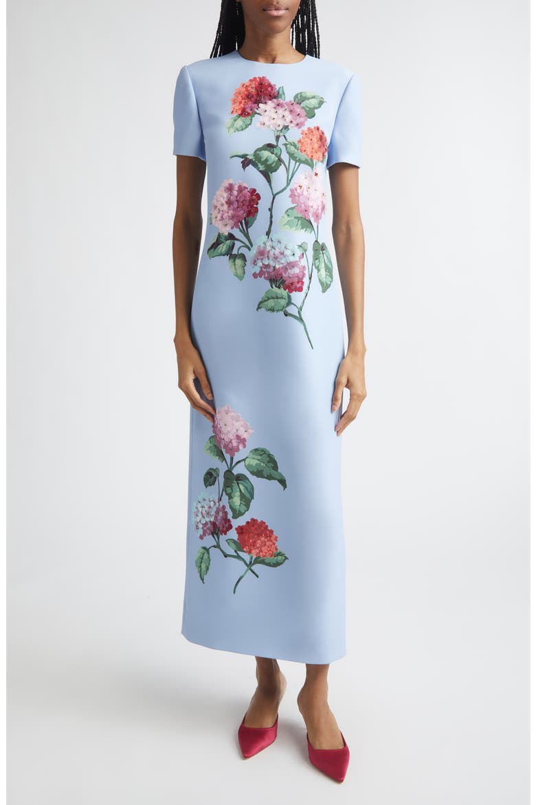 Striped Sleeveless Midi Dress, Main, color, CLOUDY BLUE MULTI