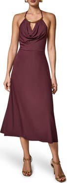 Donna Karan New York Halter Midi Dress