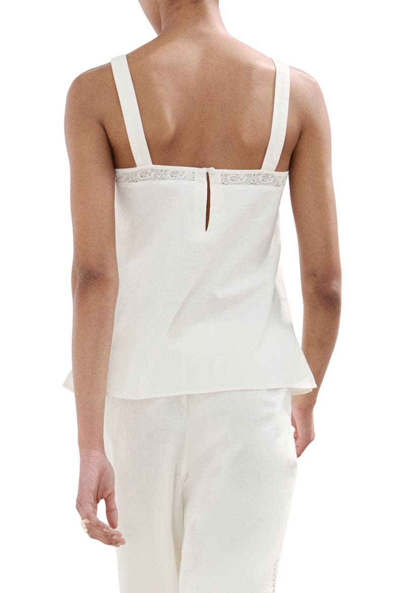 Embroidered Tank, Alternate, color, OFF WHITE