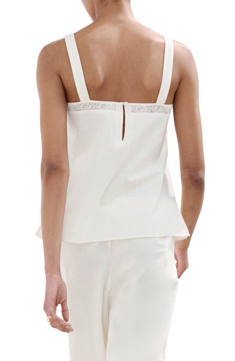 MANGO Embroidered Tank, Alternate, color,