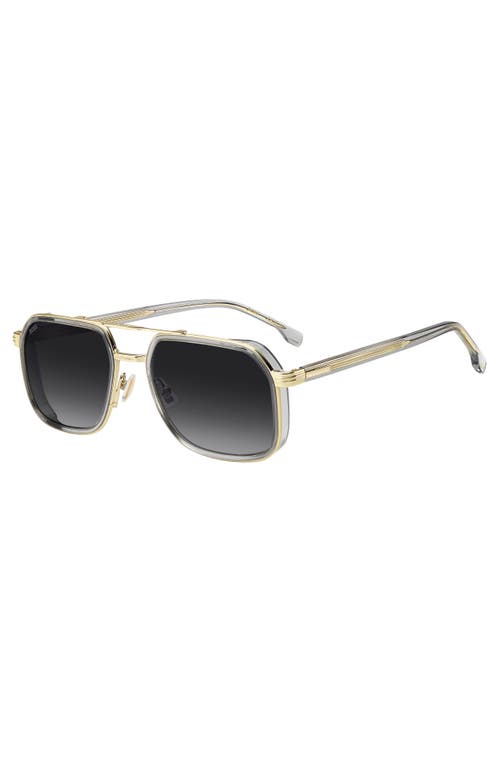 Hugo Boss Boss 55mm Rectangular Sunglasses