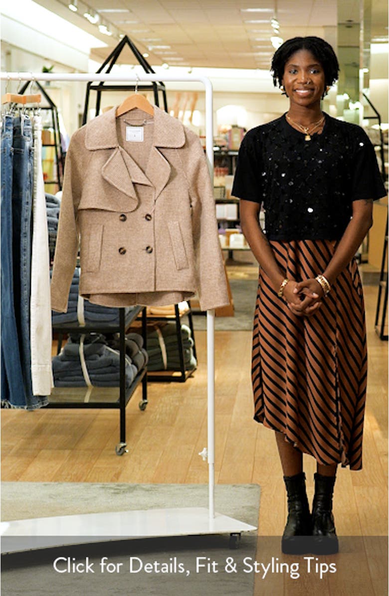 I'm Yours Wool Blend Peacoat, sales video thumbnail