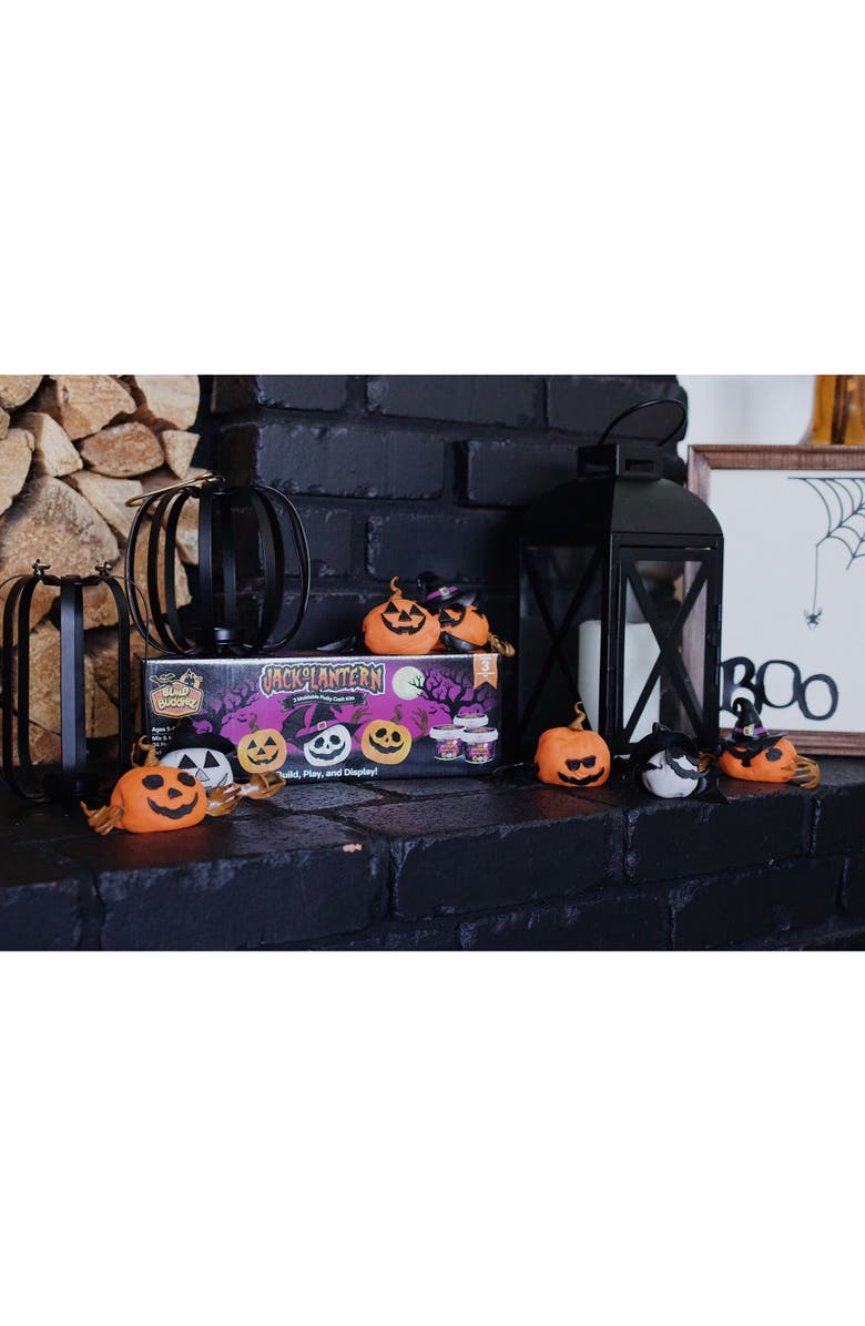 Build Buddiez Jackolantern Craft Kit 3 Pack, Ages 5+, Alternate, color, Multicolored