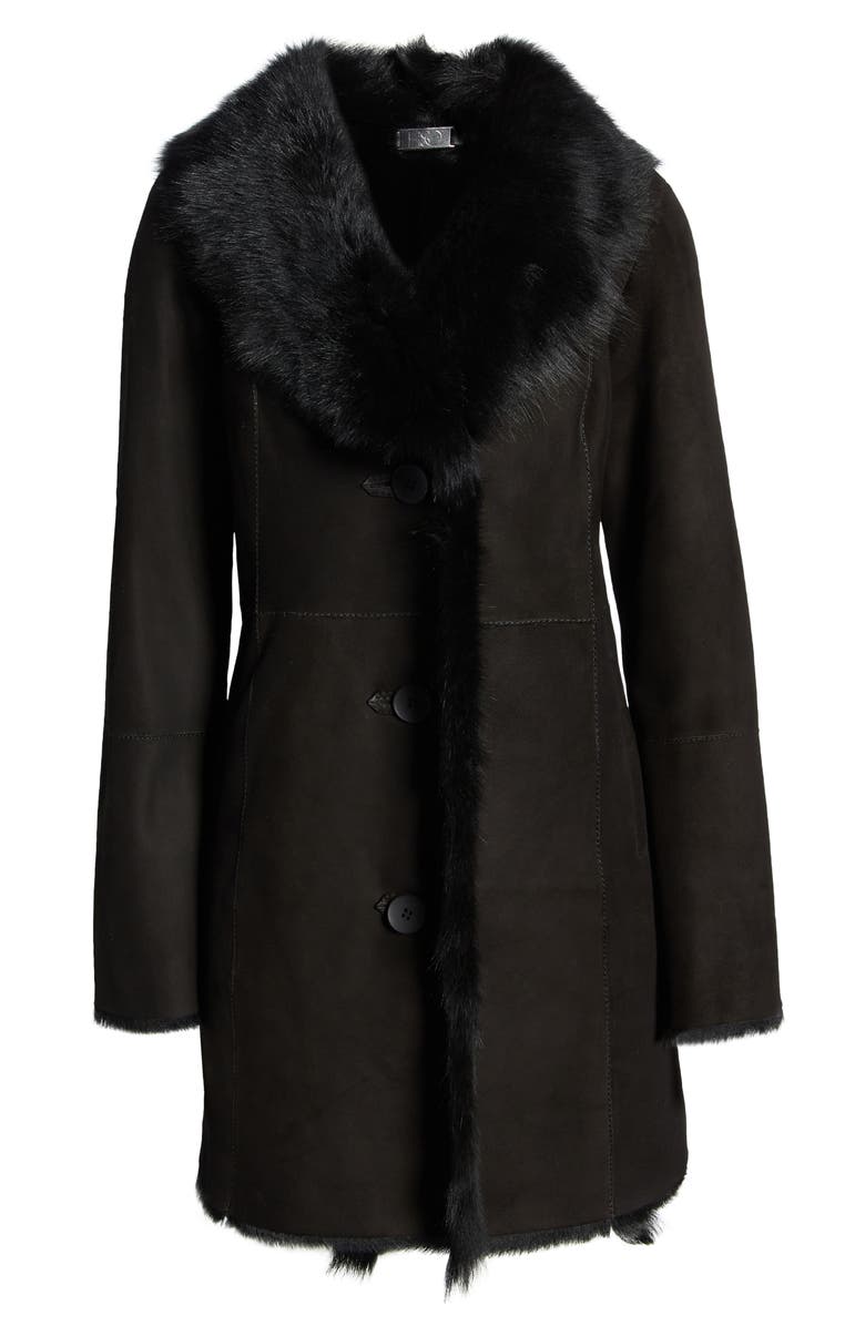 HiSO Sancy Genuine Shearling Coat, Alternate, color,
