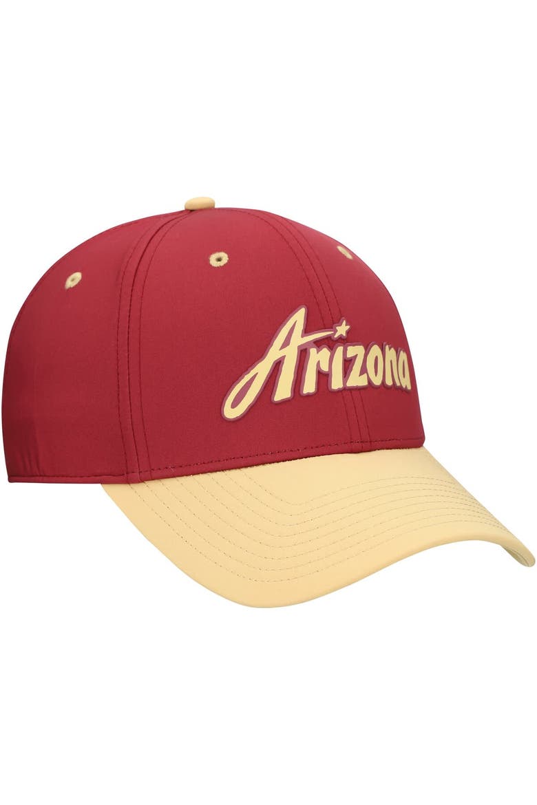 Men's Fanatics  Garnet/Yellow Arizona Coyotes Flex Hat, Alternate, color, Garnet