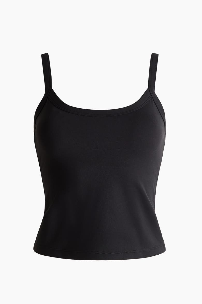 Shelf Bra Sports Tank Top With Softmove, Alternate, color, Black