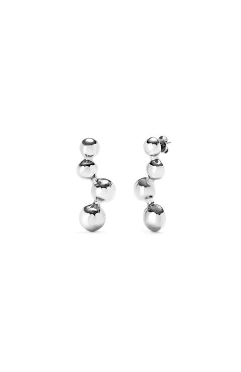 Drop Earrings With Beads