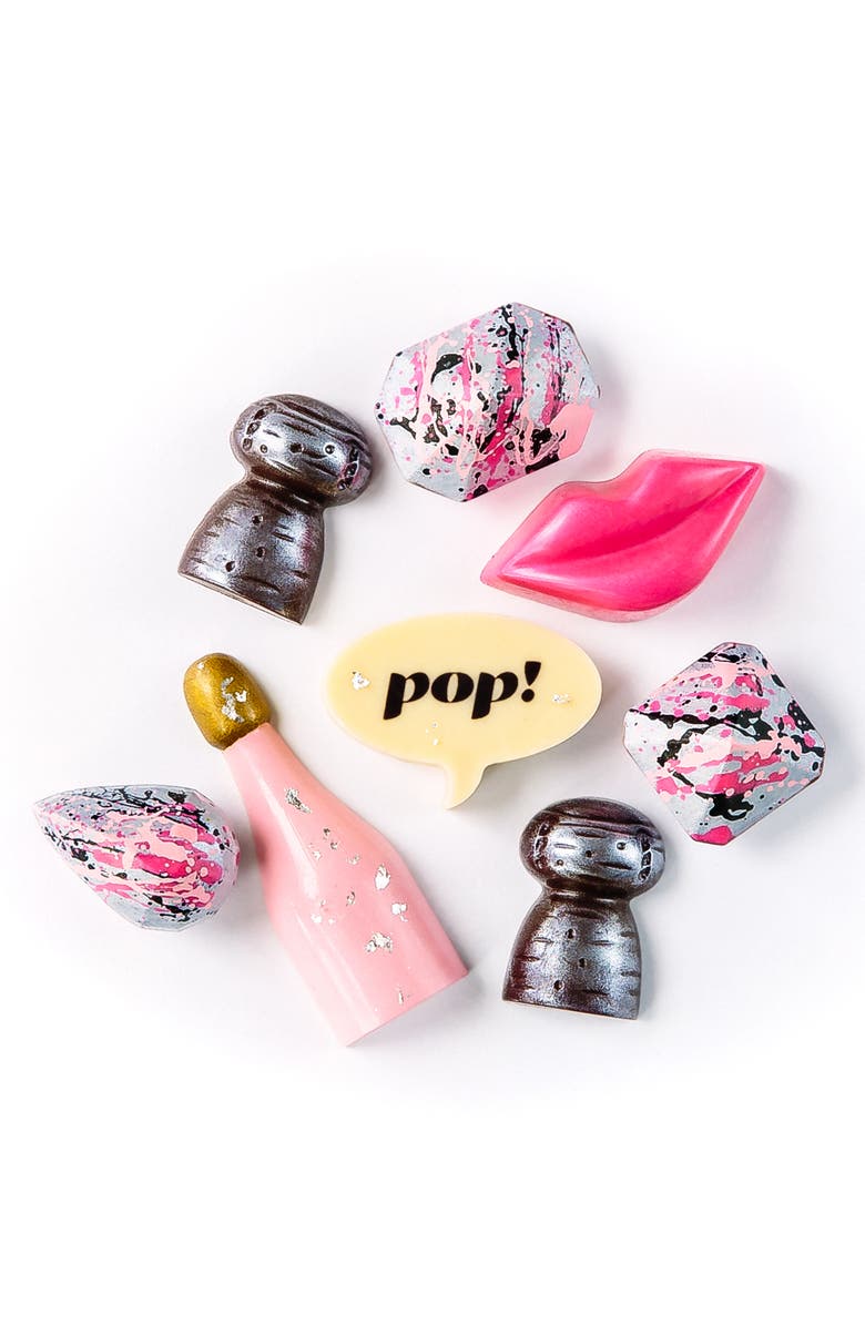 Maggie Louise Confections Pop Champagne 8-Piece Chocolates, Alternate, color, 