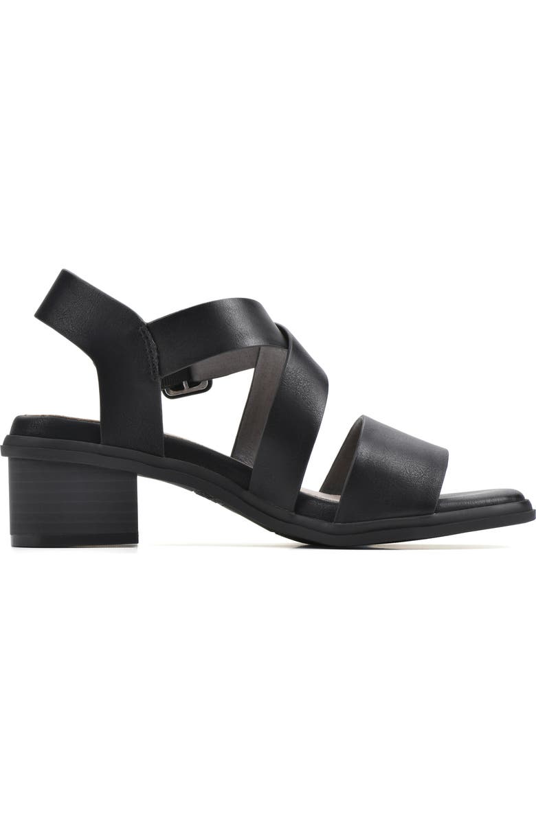 CLIFFS BY WHITE MOUNTAIN Cordovan Heeled Sandal, Alternate, color,