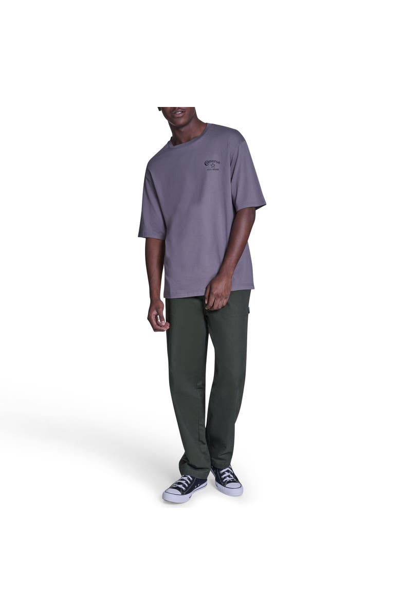 Converse Heritage Wordmark Relaxed T-Shirt, Alternate, color, Darker Grey