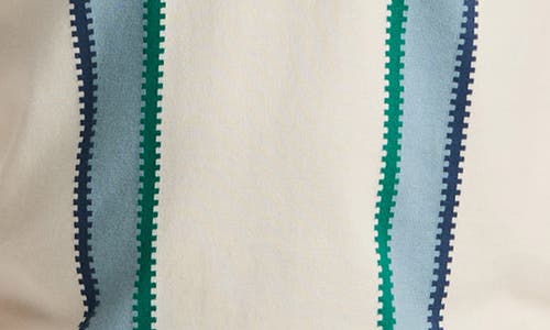 Original Penguin Vertical Stripe Cotton Polo In Neutral