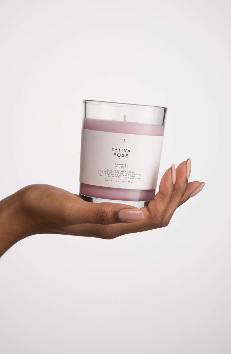 LE MONDE GOURMAND Sativa Rose Scented Candle, Alternate, color,