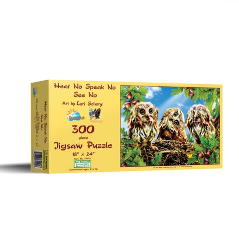 Hear No Speak No See No 300 piece Jigsaw Puzzle for Adults
