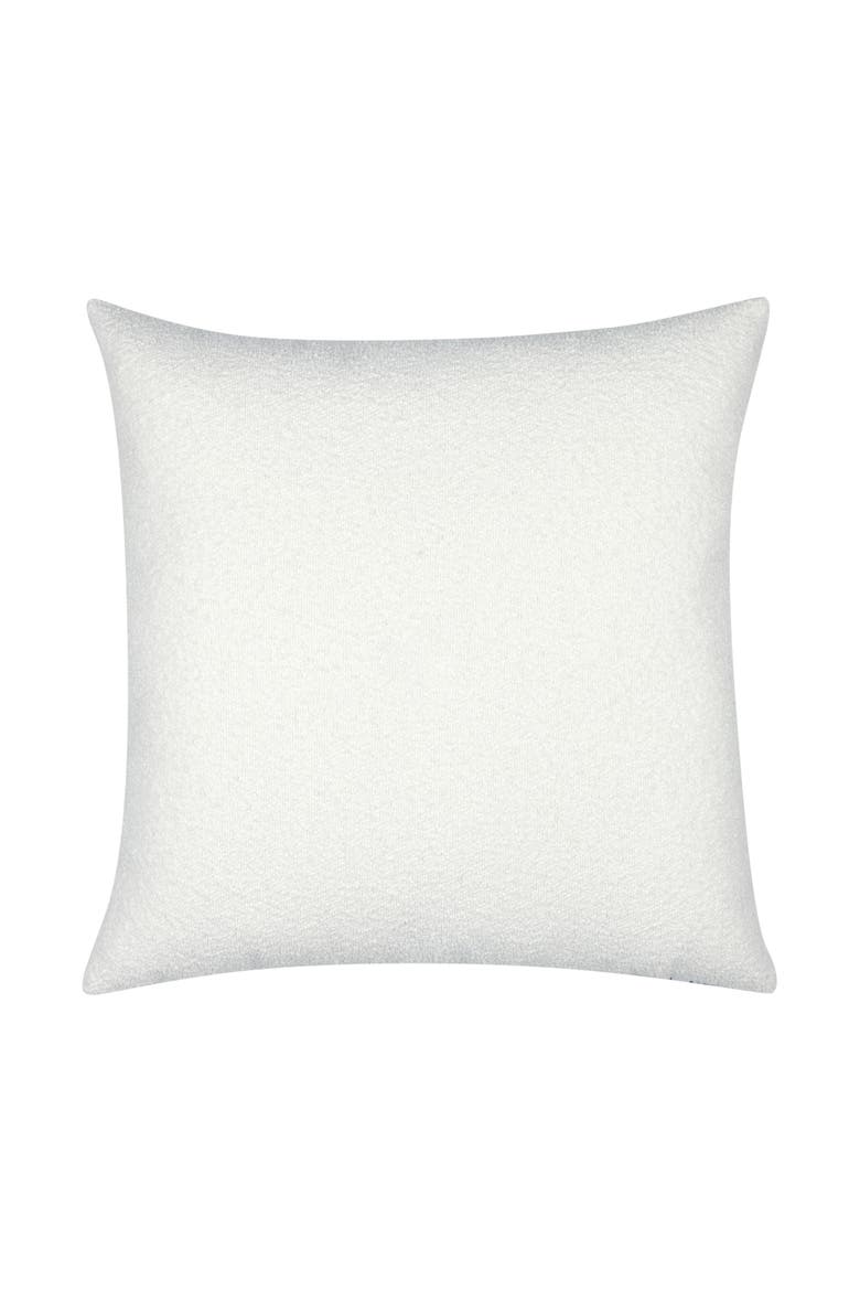 Resonate Hand Applique Velvet & Boucle Indoor & Outdoor Woven Accent Pillow, Alternate, color, Charcoal