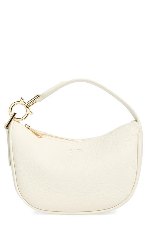 Mini Smile Leather Top Handle Bag