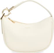 FERRAGAMO Mini Smile Leather Top Handle Bag