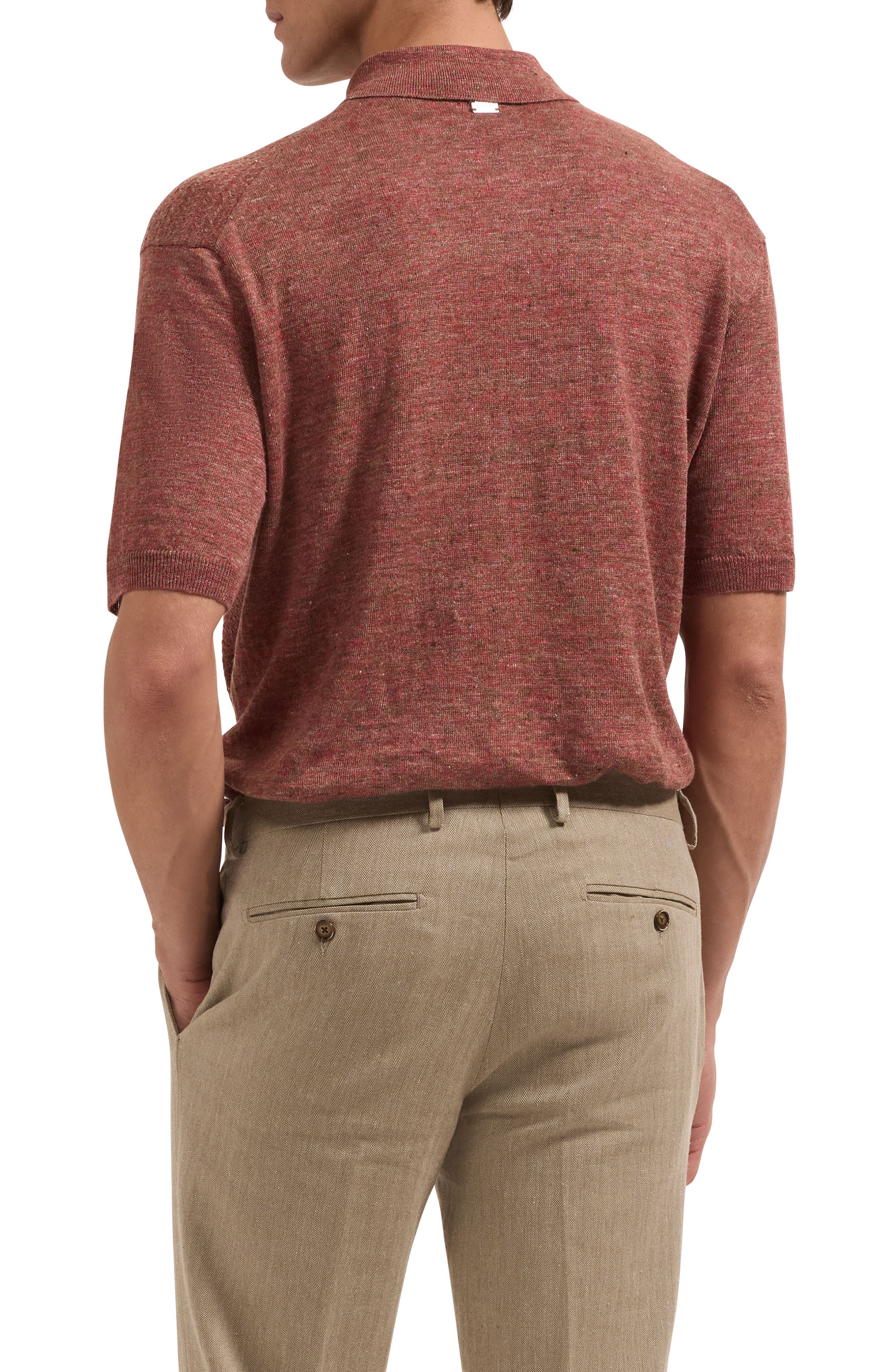 Linen Polo Sweater - image 4