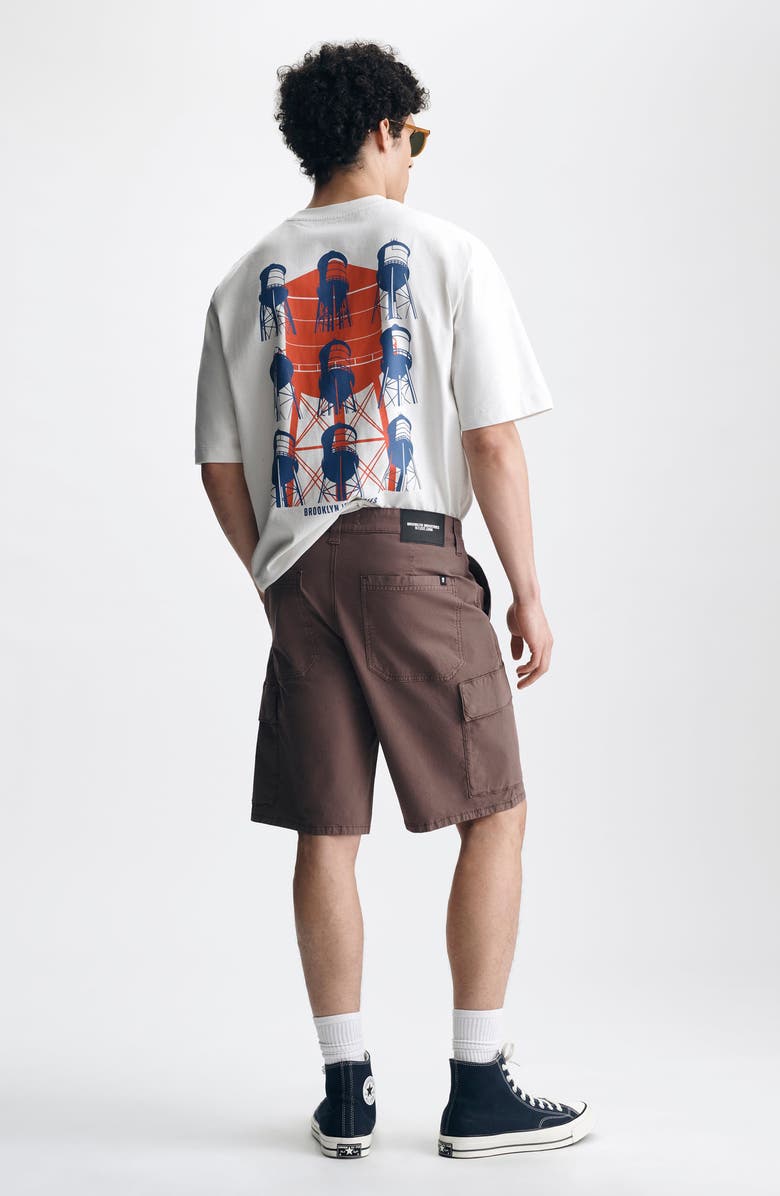 Brooklyn Industries Graham Straight Leg Stretch Cotton Cargo Shorts, Alternate, color, 