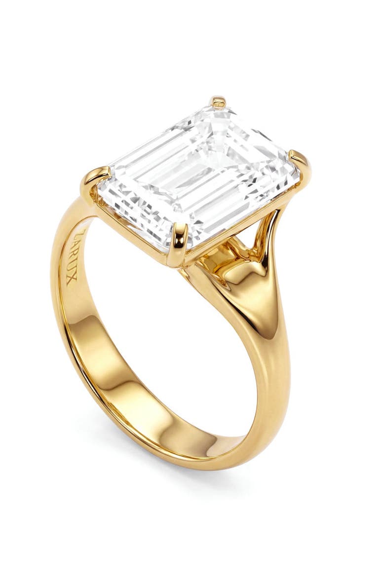 TrueLight Solitaire Ring, Main, color, Yellow Gold