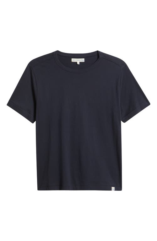 Merz B Schwanen Pimatee01 Organic Cotton Tee In Blue