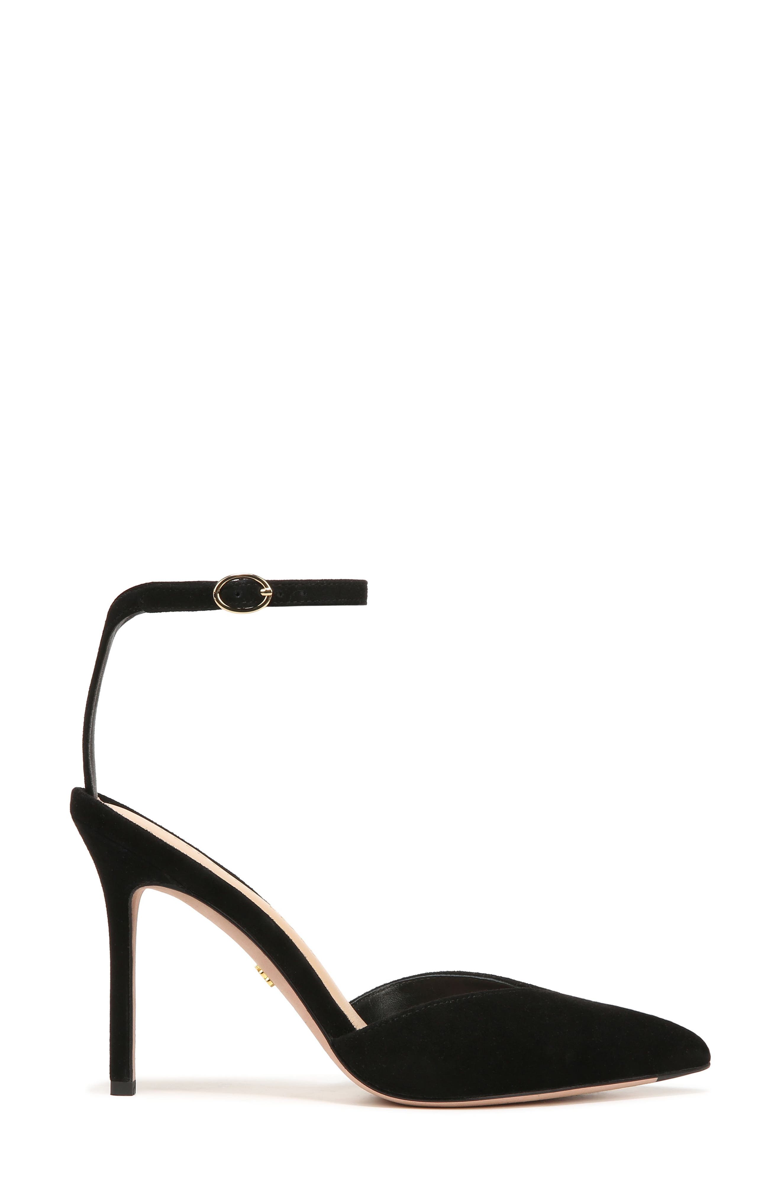 Lisa Pointed Toe Pump, Alternate, color, BLACK