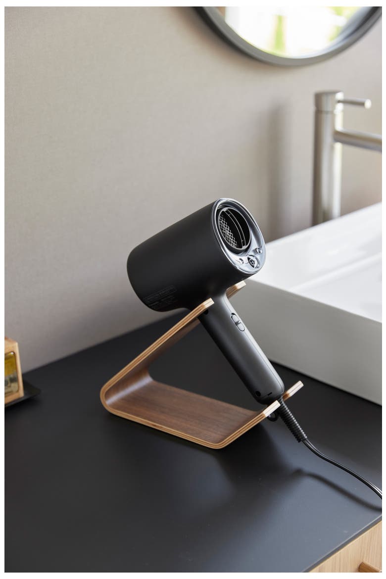 Hair Dryer & Iron Stand, Alternate, color, WALNUT