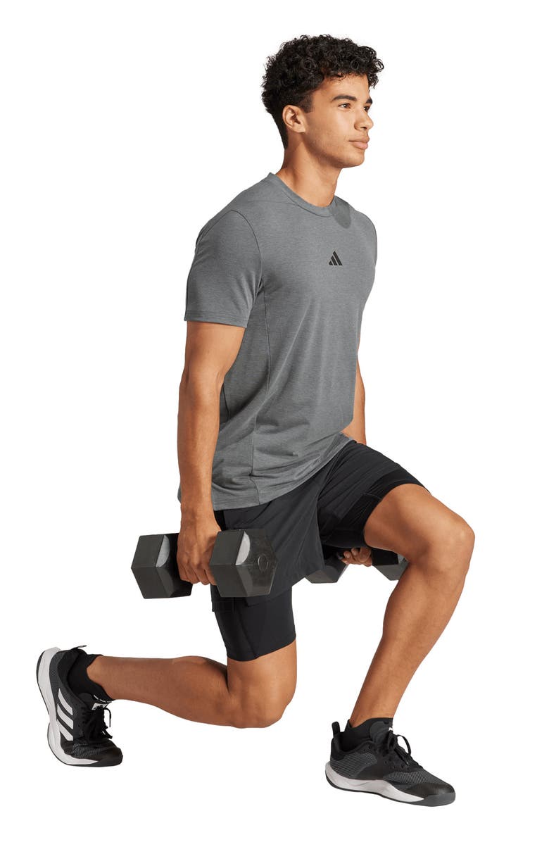 adidas AEROREADY Performance T-Shirt, Alternate, color, Solid Grey