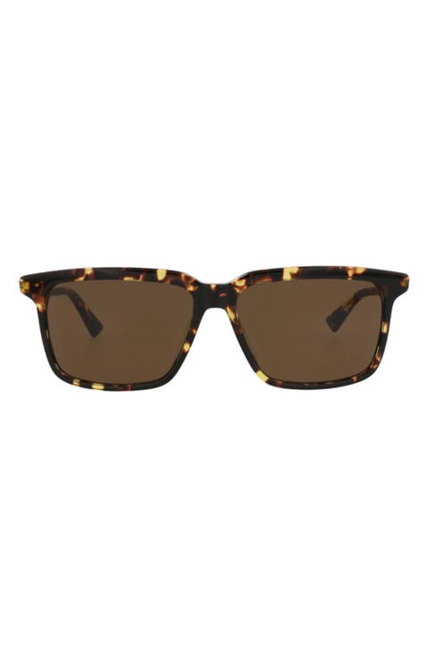 56mm Square Sunglasses