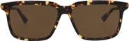 Bottega Veneta 56mm Square Sunglasses