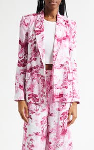 L'AGENCE Jordana Tie Waist Blazer
