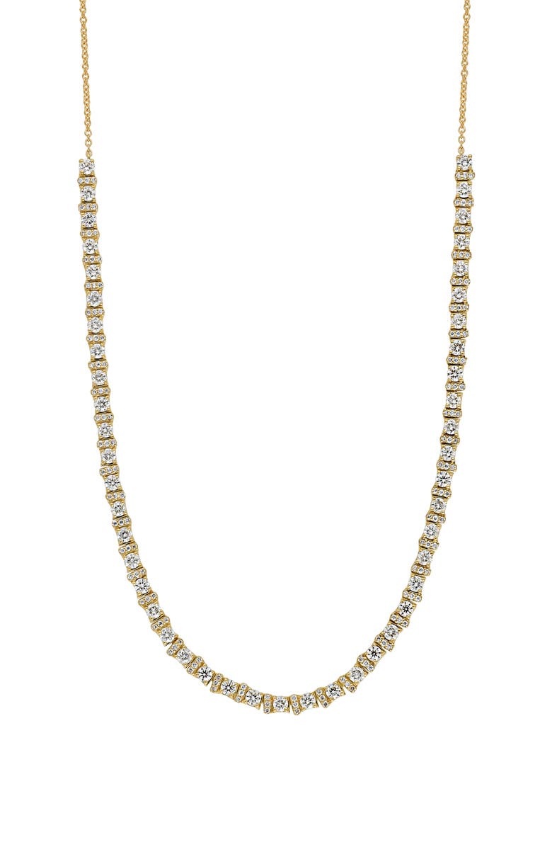 Bony Levy Audrey Diamond Frontal Necklace, Main, color, 18K Yellow Gold/ Diamond