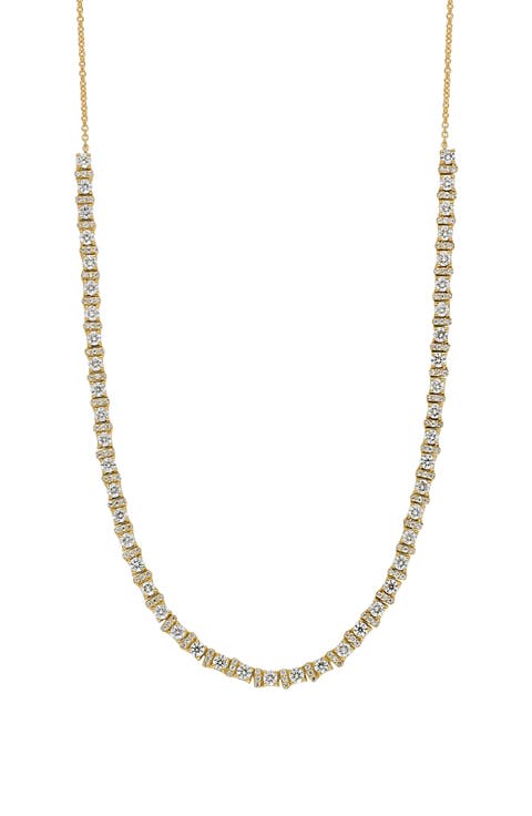 Audrey Diamond Frontal Necklace