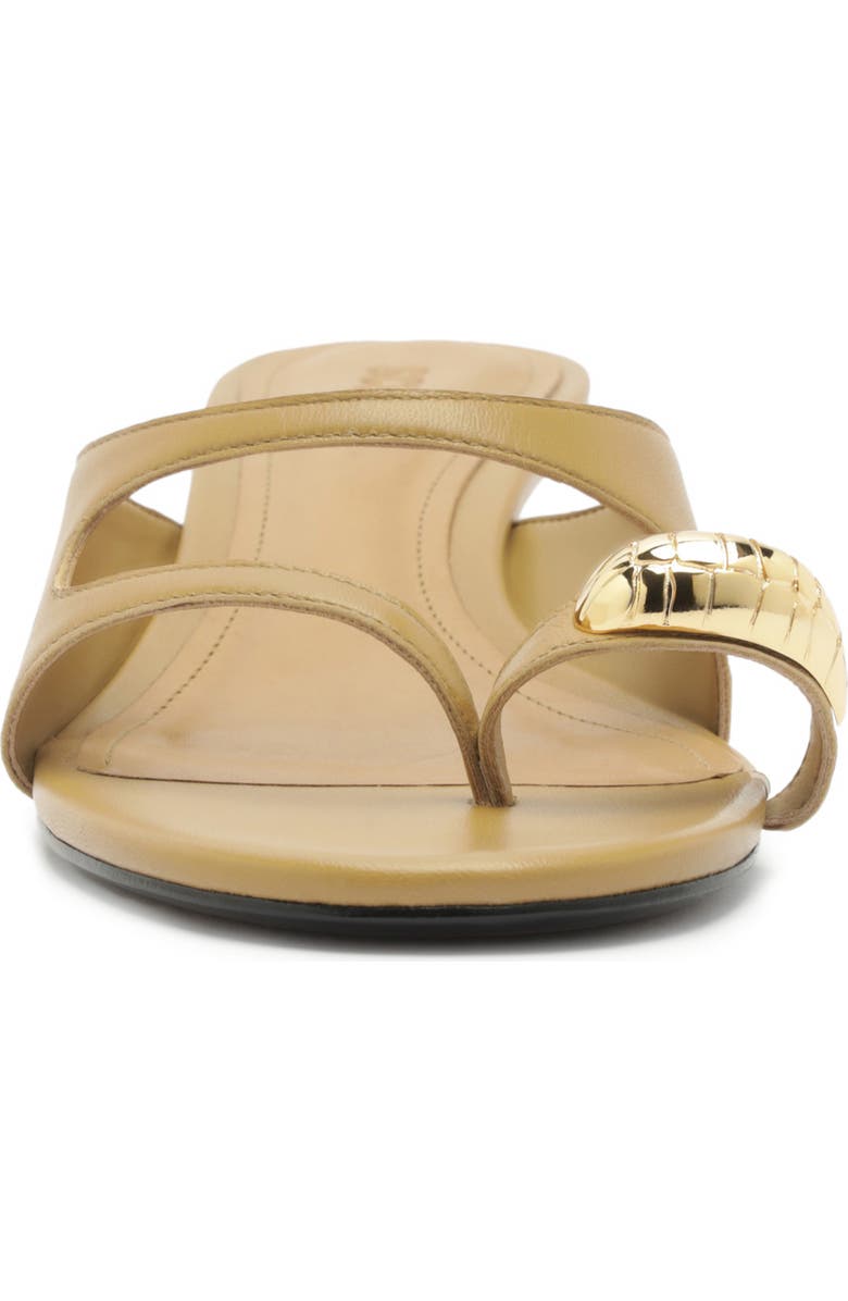 Schutz Elliote Kitten Heel Slide Sandal, Alternate, color, Fig