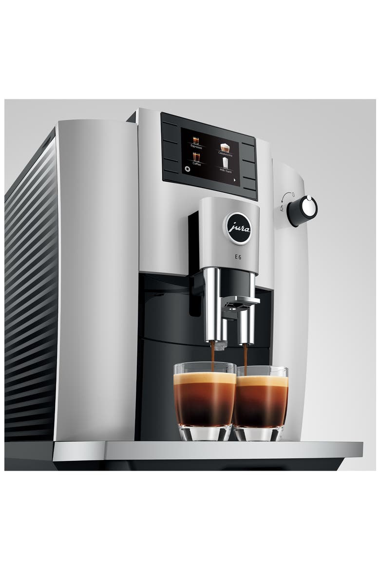 E6 Automatic Coffee Machine, Alternate, color, SILVER