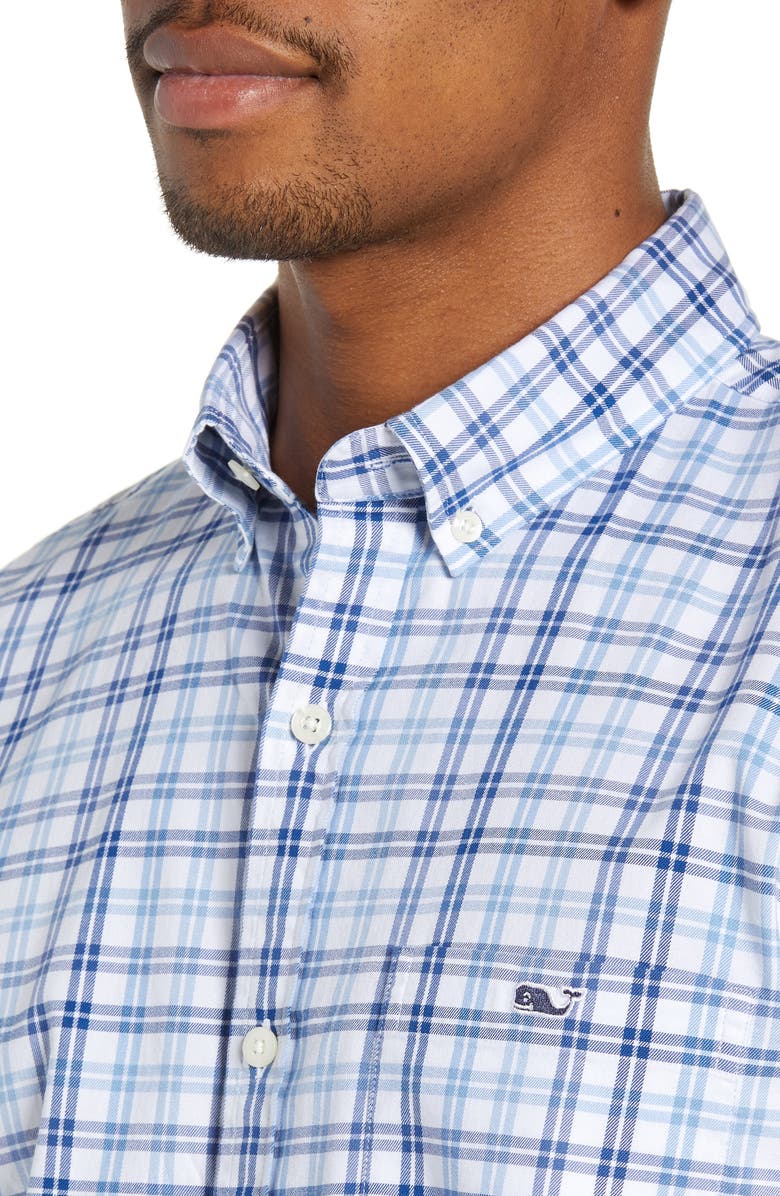 vineyard vines Robin's Nest Tucker Slim Fit Check Sport Shirt, Alternate, color, 