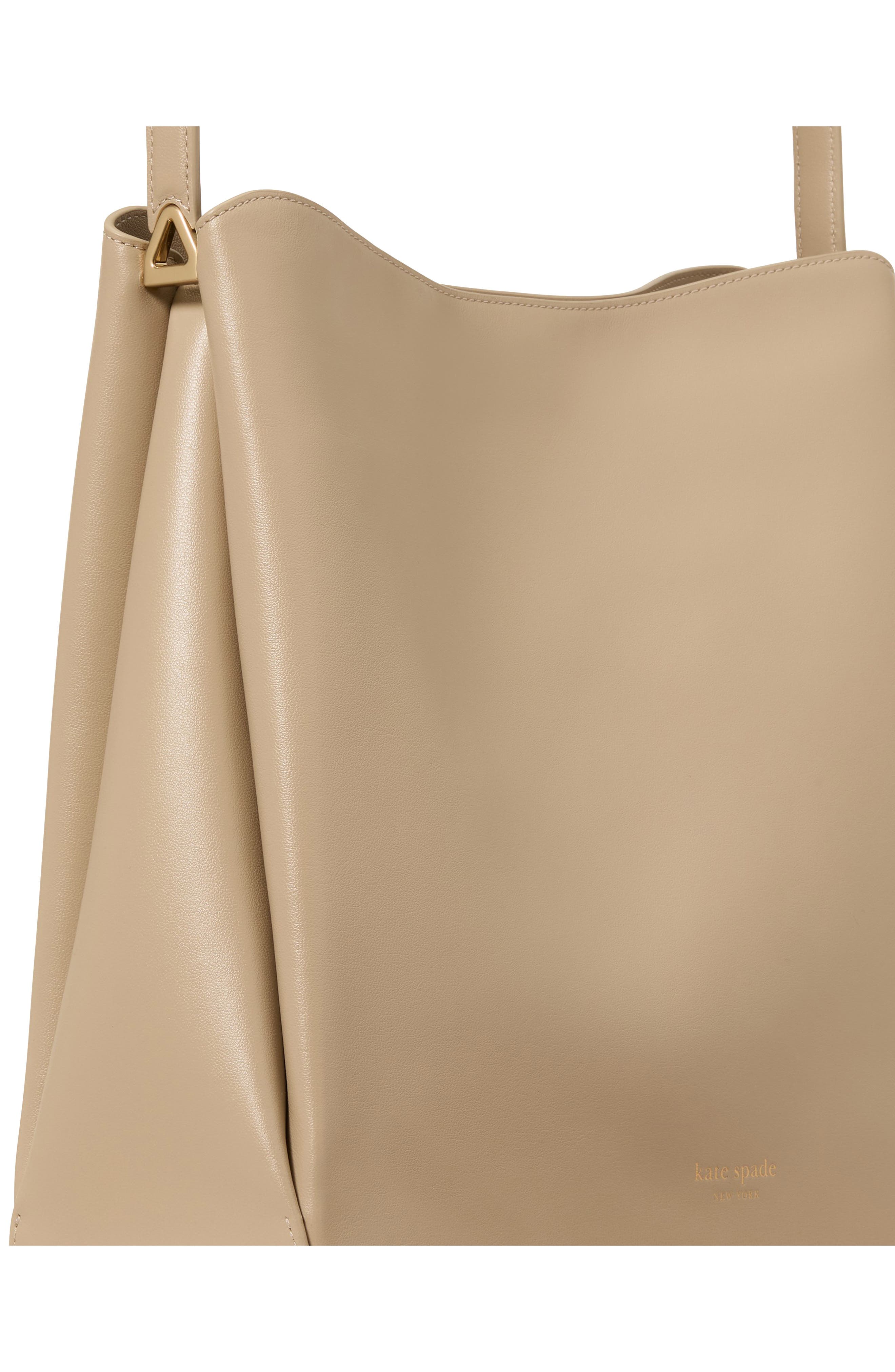 large grace leather shoulder bag, Alternate, color, TIMELESS TAUPE