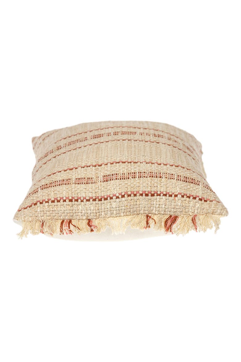 Stripe Accent Pillow, Alternate, color, BEIGE