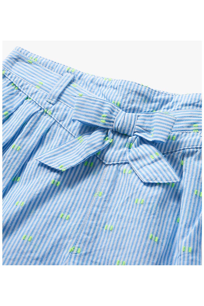 Kids' Stripe Paperbag Shorts, Alternate, color, BLUE