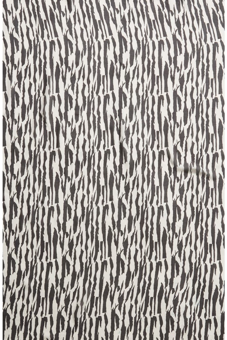 Tear Square Scarf, Alternate, color, BLACK