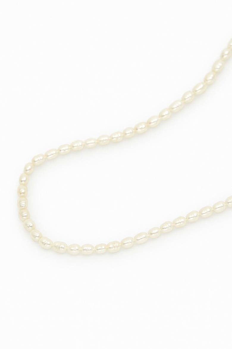 The Maison Pearl Necklace, Alternate, color, Gold