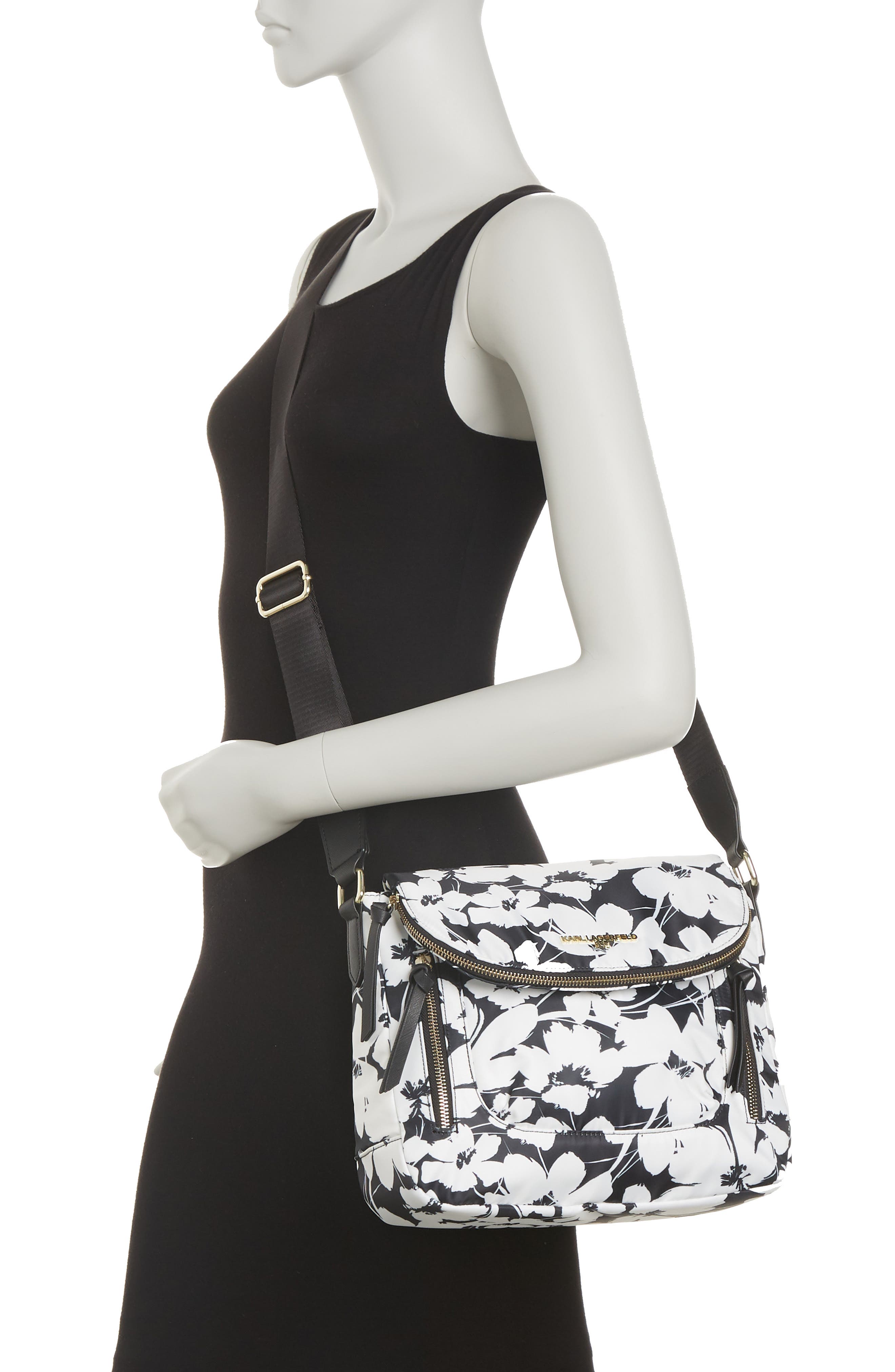 KARL LAGERFELD PARIS Cara Messenger Bag, Alternate, color, 