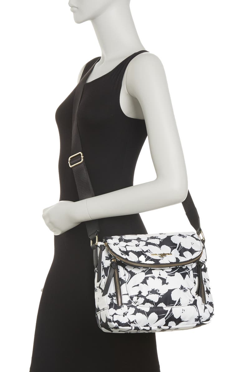 KARL LAGERFELD PARIS Cara Messenger Bag, Alternate, color,