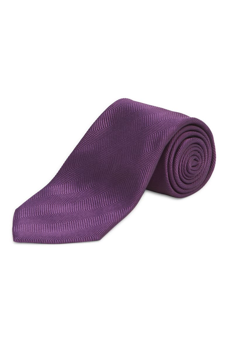 Alternate Silk Tie, Main, color, GV800 AUBERGINE