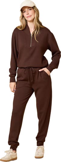 Softies Athleisure DreamTech 1/4 Zip Jogger Set | Nordstrom