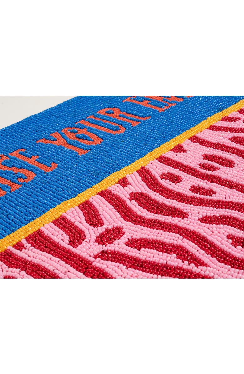 Zsa Zsa Zsu Dadri Beadded Placemat Energy 12X16 In, Alternate, color, Blue