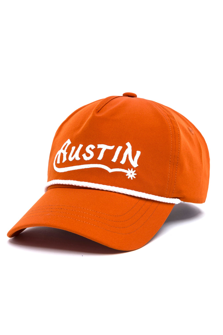 Austin Daytrippin Throwback Hat, Main, color, Burnt Orange