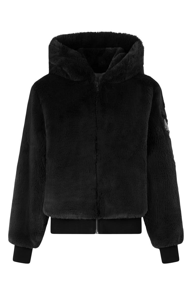 Moose Knuckles Portland Bunny Faux Fur Hooded Jacket, Alternate, color, 