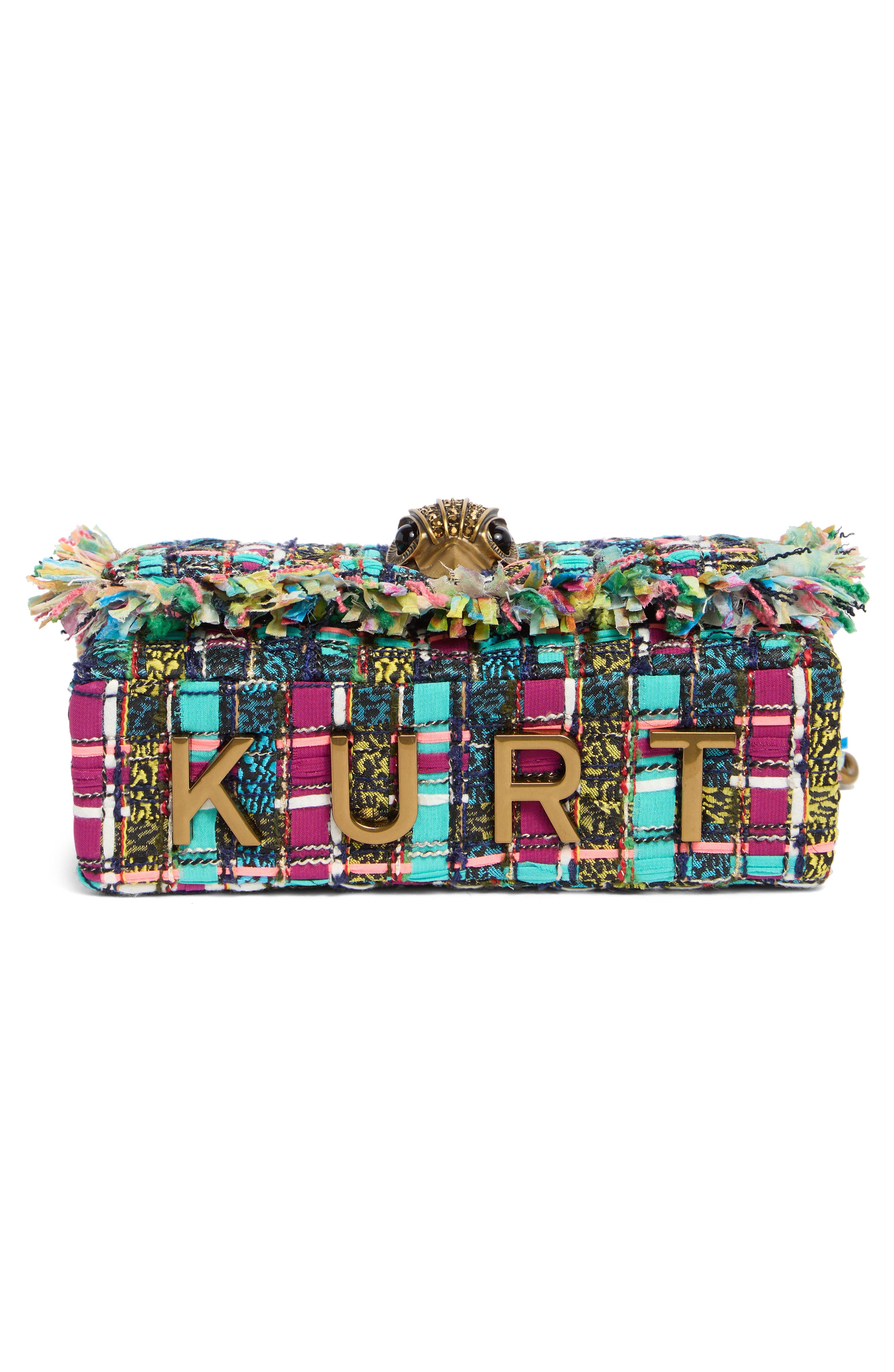 Kurt Geiger London Mini Kensington Shoulder Bag, Alternate, color, Purple Multi