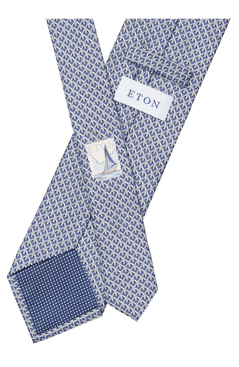 Eton Geometric Silk Tie, Alternate, color,