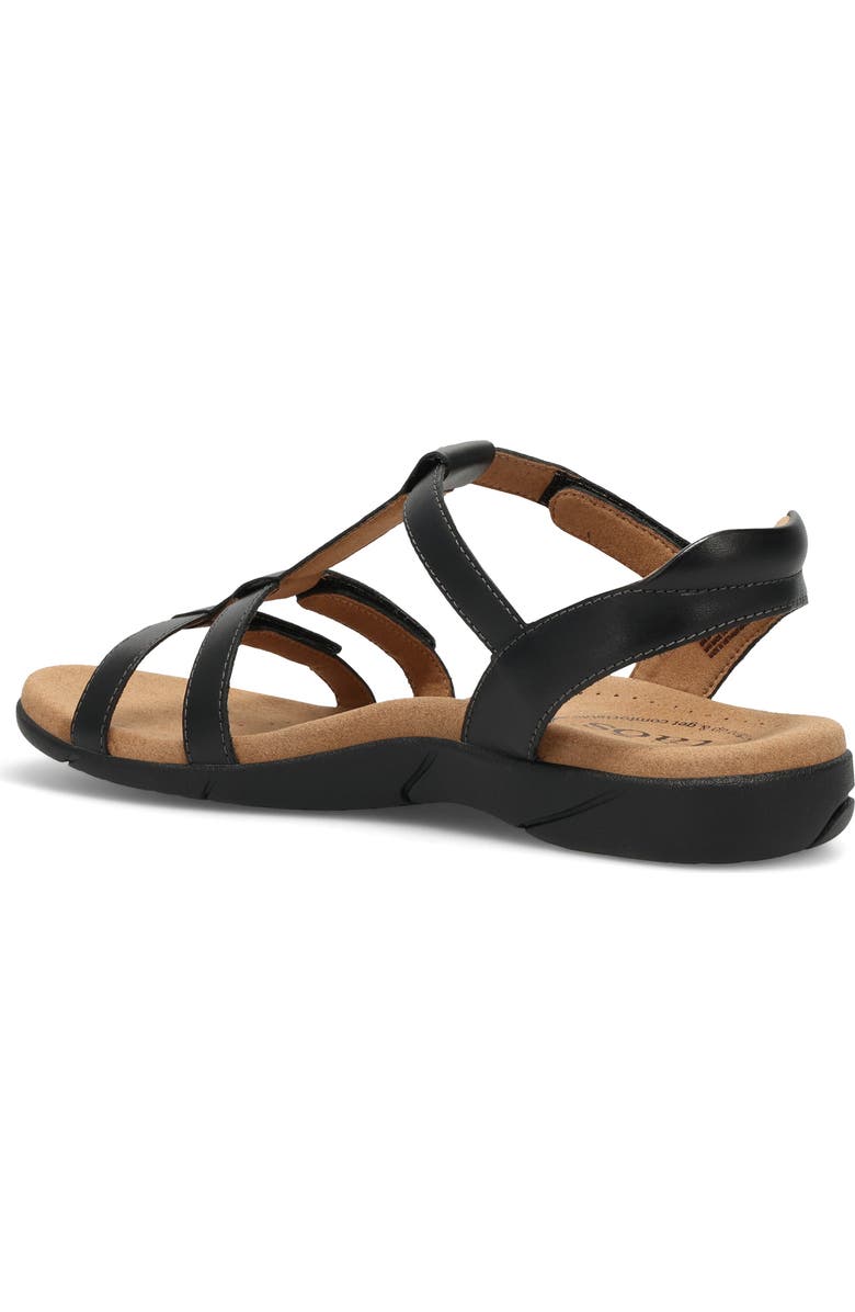 Taos Trophy 2 Sandal, Alternate, color, Black Leather